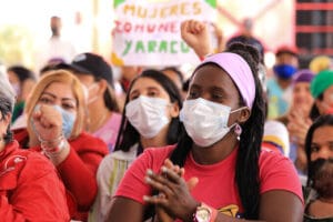 Women participating in the inauguration of the Venezuelan Women of Women. Photo: Presidential Press.