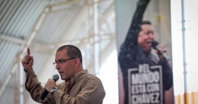 Jorge Arreaza during his recent campaign for governor in Barinas state. File photo.