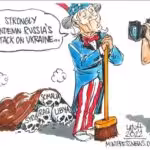 Featured image: A cartoon by Carlos Latuff.