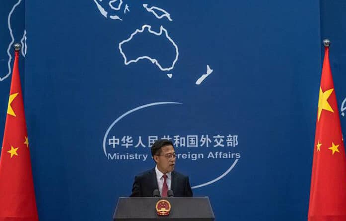 Chinese Foreign Ministry Spokesperson Zhao Lijian. Photo: Tass.