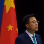 Chinese Foreign Ministry Spokesperson Zhao Lijian. Photo: EFE.