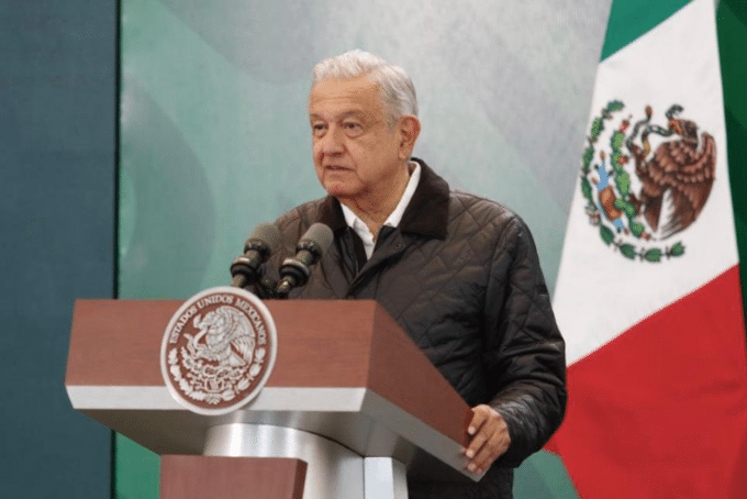 Mexican President Andrés Manuel López Obrador during a press conference. File photo.