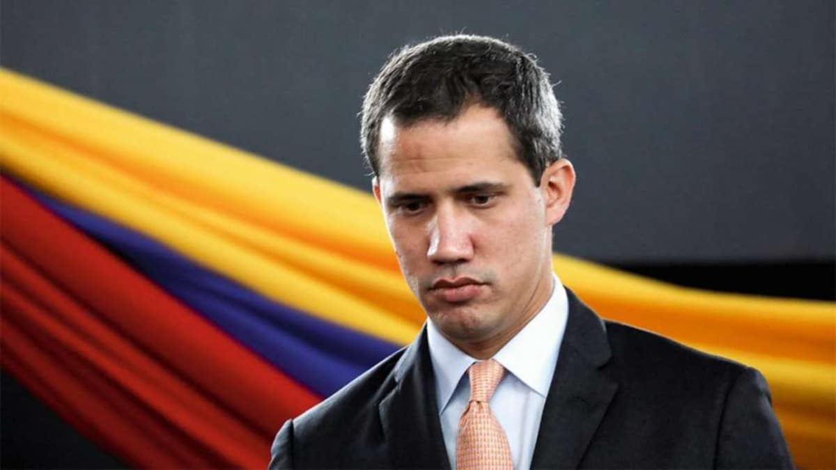 Former deputy Juan Guaido with a lost expression in his face. File photo.