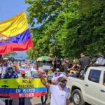 Environmental organizations such as the Alianza Colombia Libre de Fracking have denounced the fracking project in Puerto Wilches region of Colombia. Photo: Alianza Colombia Libre de Fracking