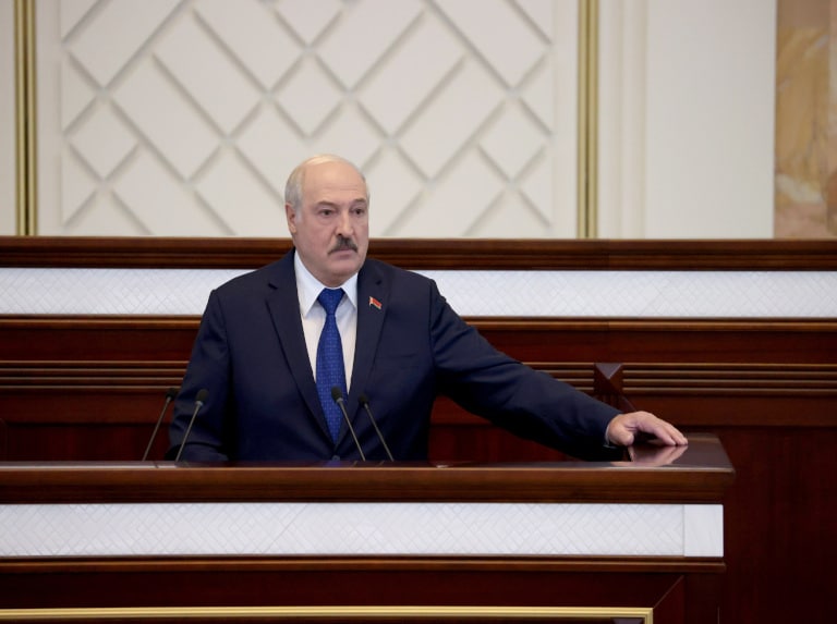 President of Belarus, Alexander Lukashenko, has denounced Ukraine's provocations. Photo: EFE 