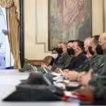President Nicolás Maduro in meeting with the military and political high command of Venezuela. Photo: Presidential Press