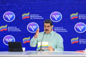 Venezuelan President Nicolas Maduro during his speech this Wednesday, March 2. Photo: Presidential Press.