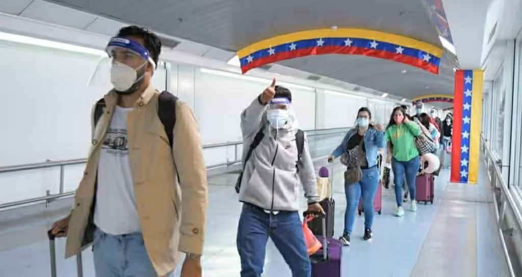 Venezuelans returning home through the Vuelta a la Patria program of the government of Venezuela. File photo.