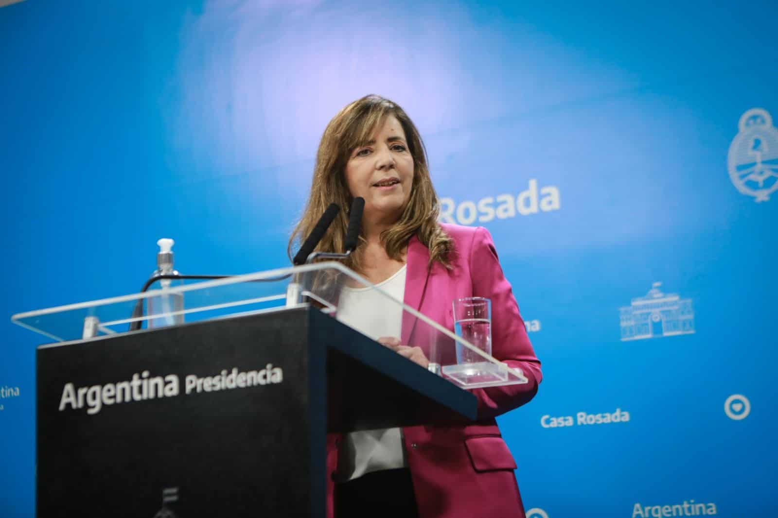 Argentinian government spokesperson Gabriela Cerruti. File photo: Twitter/@gabicerru.