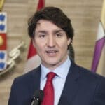Canadian Prime Minister Justin Trudeau, Laval, Canada, on April 13, 2022. Photo: Keystone Press Agency/www.globallookpress.com.