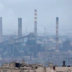 Mariupol's Azovstal steel plant. Photo: SCMP.
