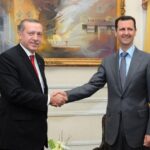 Syrian President Bashar al-Assad (R) with Turkish President Recep Tayyip Erdogan during a meeting in Aleppo on 6 February 2011. (Photo credit: SANA)
