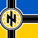 Azov Regiment, battle banner, 2015.