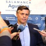 Venezuelan far-right polician and fugitive from justice Leopoldo López, speaking to the press in Spain. Photo: RedRadioVE