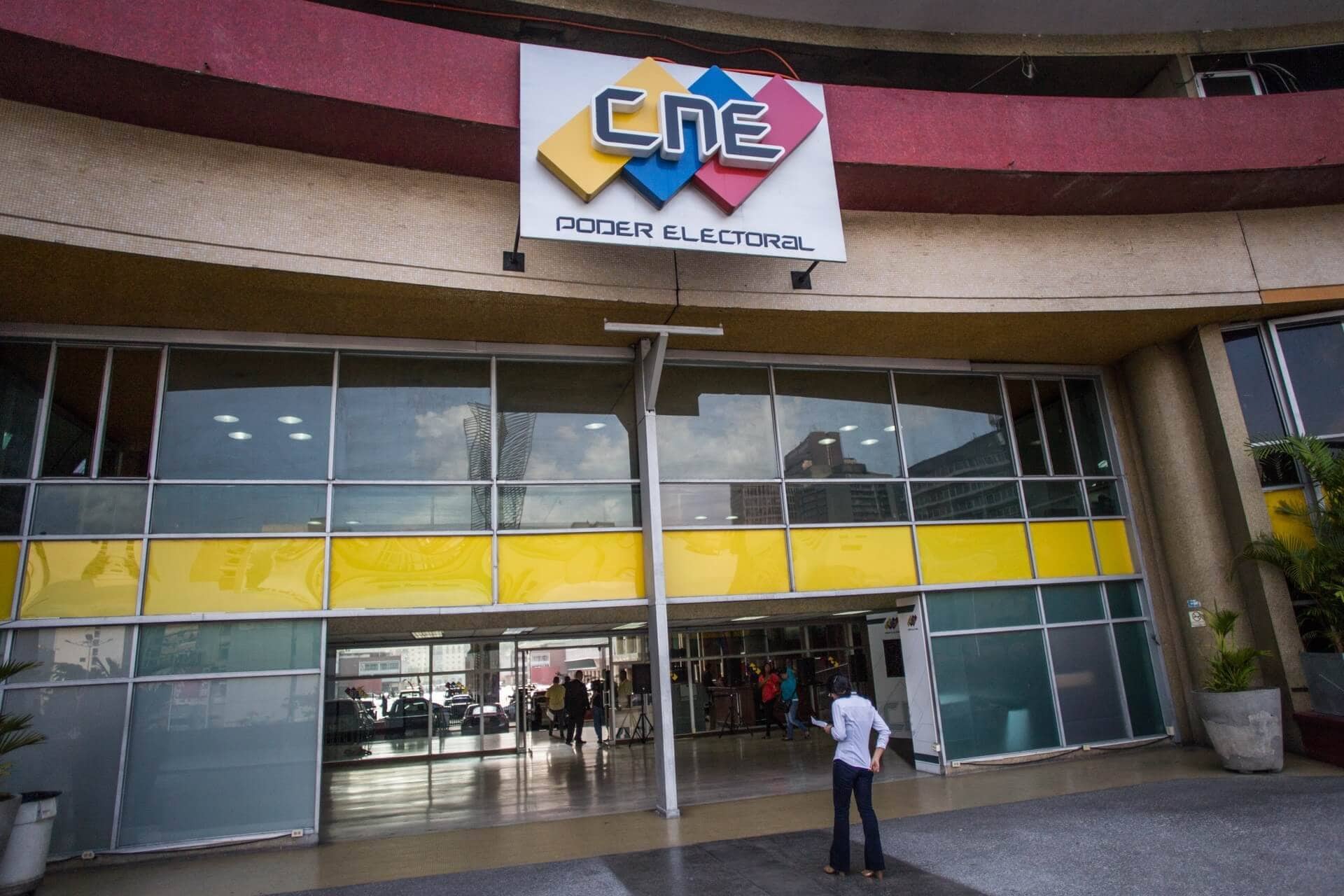 CNE headquarters in Caracas. File photo.