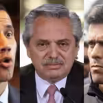 Featured image: Former deputy Juan Guaidó (left), President of Argentina Alberto Fernández (center), and fugitive from Venezuelan justice Leopoldo López (right). Photo: RedradioVE.
