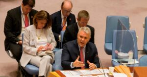 Featured image: Colombian President Iván Duque speaking at the United Nations Security Council. Photo: news.un.org