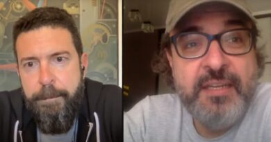 Featured image: Chilean journalist and author Gonzalo Lira (right) speaks to Alex Cristoforou (left) of The Duran, reporting on his current situation. Photo: Screenshot from The Duran video.