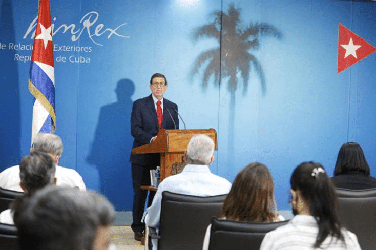 Featured image: Cuban Minister of Foreign Affairs, Bruno Rodríguez. Photo: Prensa Latina. 