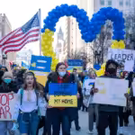 Ukraine peace march US