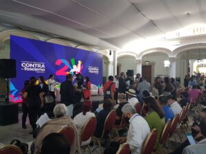 Featured image: Scene from the Fourth International Summit Against Fascism, held in Venezuela during April 11-13, 2022. File photo.