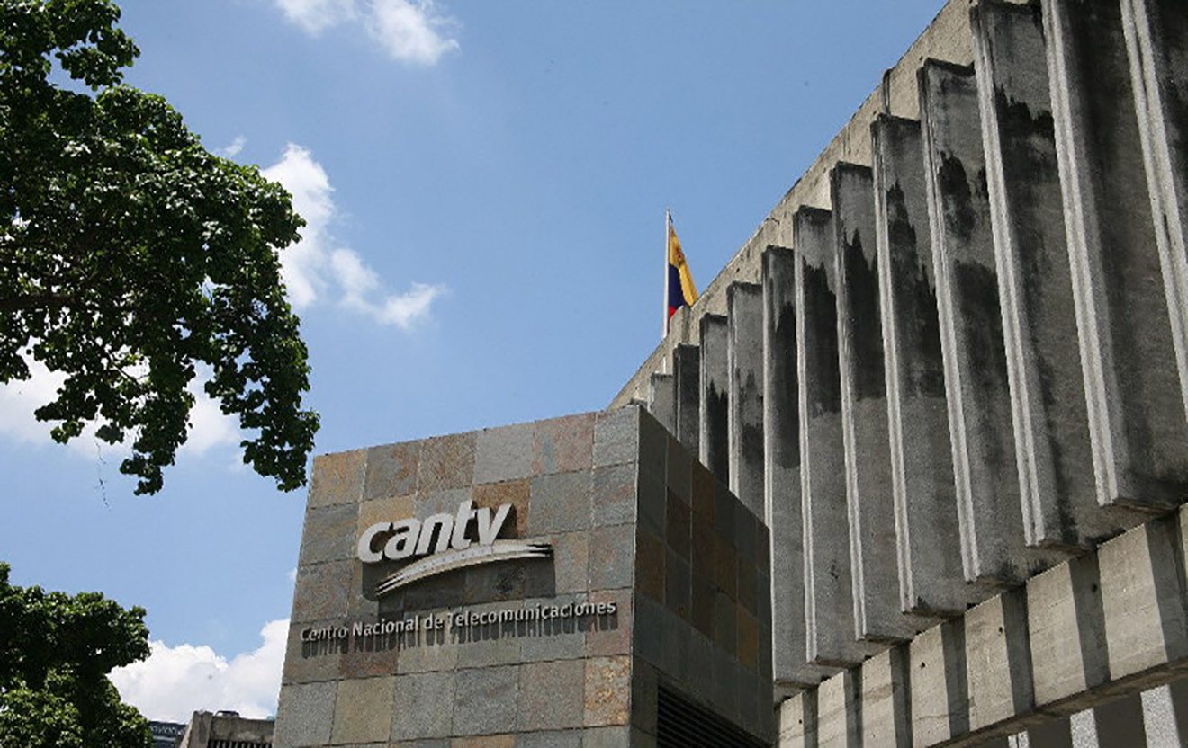 Cantv facilities in Caracas, Venezuela. File photo.