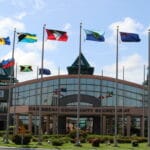 Featured image: The Secretariat of the Caribbean Community, in Georgetown, Guyana. File photo.