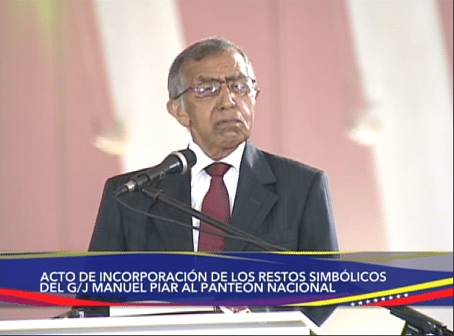 Historian Omar Hurtado speaks. Photo: Screenshot from event.