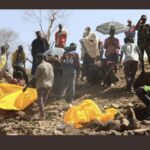 Mass grave site uncovered by Gondar University research team. Photo: Twitter @Hermela22.