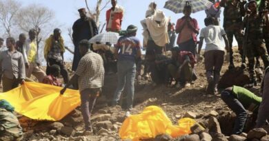 Mass grave site uncovered by Gondar University research team. Photo: Twitter @Hermela22.