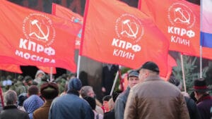 The Communist Party of the Russian Federation is the largest opposition party in Russia and has criticized detentions stemming from protests that demonstrated against Russia’s “special military operation” in Ukraine. Photo: Toward Freedom.