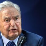 US-Hungarian oligarch George Soros speaks to the press after the World Economic Forum (WEF) annual meeting in Davos on May 24, 2022. File photo