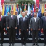 Partial family photo from the 6th CELAC Summit held in Mexico in 2021. Photo: Mexican Presidential Press.