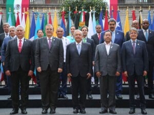 Partial family photo from the 6th CELAC Summit held in Mexico in 2021. Photo: Mexican Presidential Press.