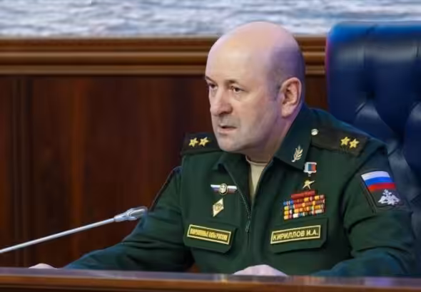 The head of the Radiological, Chemical and Biological Defense Troops of the Russian Armed Forces, Igor Kirillov. Photo: TASS.