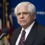 Omar Barboza, president of Un Nuevo Tiempo political party, speaking at a press conference at the US National Press Club in Washington, on January 12, 2011. Photo: Saul Loeb/AFP/Getty Images.