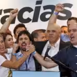 Venezuelan opposition leadership celebrating victory in parliamentary elections in 2015. Since then mistake by mistake the opposition has build its own road to almost extintion. Photo: Reuters/C. Rawlins.