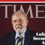 Cover of the May 23/May 30 issue of Time Magazine with Lula as cover photo and a text reading "Lula's Second Act." Photo: Twitter/@TIME.