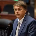 Featured image: Brazilian President Jair Bolsonaro at a press conference in Georgetown, Guyana, on May 6, 2022. File photo.