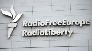 Featured image:  Radio Free Europe/Radio Liberty logo. Photo: © Sputnik/Alexey Vitvitsky.