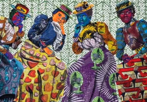 Bisa Butler (USA), I Know Why the Caged Bird Sings, 2019.