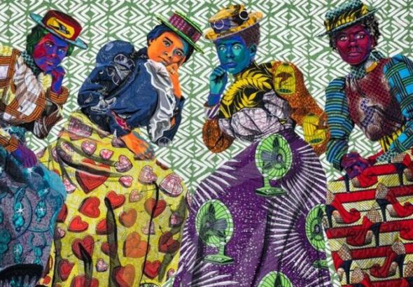 Bisa Butler (USA), I Know Why the Caged Bird Sings, 2019.