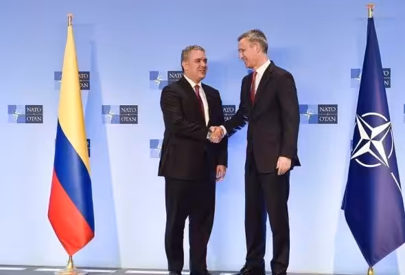 Colombia becomes NATO's gateway to South America. Photo: Colombian President office.