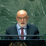 Rubén Molina, Venezuelan Deputy Minister for Multilateral Issues, at the Migration Review Forum of the UN. Photo: Twitter/@ONUVENuevaYork