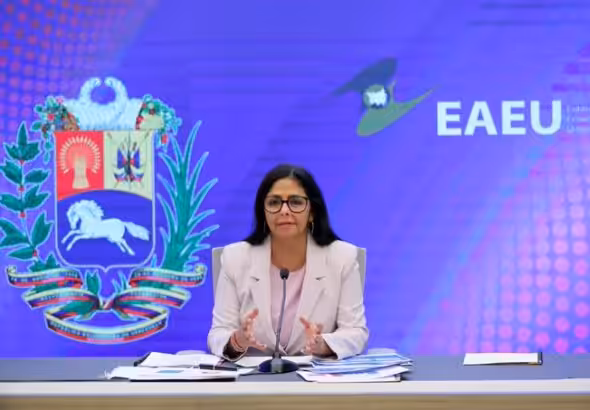 Venezuelan Vice President Delcy Rodriguez. Photo: Twitter/@PresidencialVen.