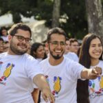 New UCV student representatives led by Jesus Mendoza Morales (left) and Yonnathan Carrillo (right). Photo: Twitter/@VivaLaUCV.