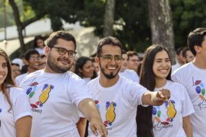New UCV student representatives led by Jesus Mendoza Morales (left) and Yonnathan Carrillo (right). Photo: Twitter/@VivaLaUCV.