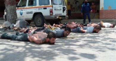 Featured image: Operation Gideon mercenaries handcuffed and arrested in Venezuela's counteroffensive Operation Negro Primero, May 3-4. Photo: Twitter/@CeballosIchaso1