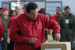 Featured image:  Hugo Chavez voting. Photograph Source: Wilson Dias/ABr – CC BY 3.0br.