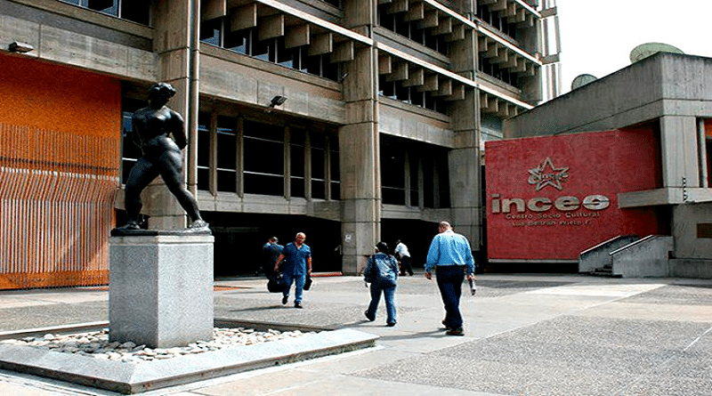 Headquarters of INCES in Caracas, Venezuela. File photo.
